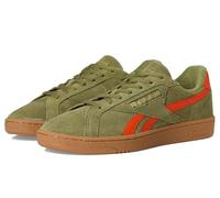 Reebok Unisex-Adult Club C Grounds UK Sneaker, Deepolive/Pump Orange/Gum, 8 UK