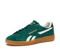 Reebok Unisex-Adult Club C Grounds UK Vintage Sneakers Casual Tennis Mens Shoes, Collegiate Green/Black/Gum, 8 Women/6.5 Men