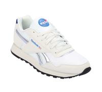 Reebok Unisex Adult Glide Suede Trainers - White/Silver - White/Silver - 9.5 UK