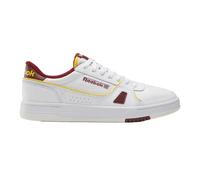 (9.5 UK, White/Red) Reebok Unisex Adult LT Court Leather Trainers