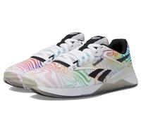 Reebok Unisex-Adult Nano X4 Pride Sneaker, Footwear White/Black/Hydro Blue, 12.5 Women/11 Men