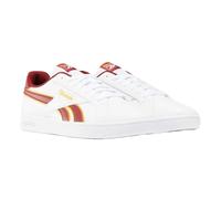 Reebok Unisex Adult Retro Synthetic Leather Court Trainers - White/Red - 4.5 UK - White/Red - 100% Mixed