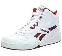 Reebok Unisex-Adult Royal Bb4500 Hi2 Sneaker, White/Rich Maroon/Vintage Chalk, 8 UK