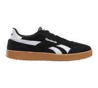 Reebok Unisex-Adult Smash Edge Suede Sneaker, Black/White/Gum, 13 Women/11.5 Men