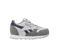 Reebok Unisex Baby Classic Leather Sneaker, Grey4 Grey1 Vectornavy, 4.5 UK Child