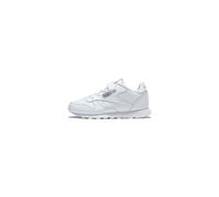 Reebok Unisex Baby Classic Leather Sneakers, White/Carbon/Vector Blue, 2.5 UK Child