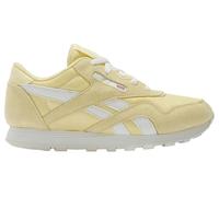 Reebok Boy's Unisex Kids CL Nylon Sneaker, BLEACHEDYELLOW/White, 4 UK Child