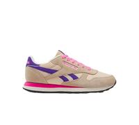 Reebok Unisex Children's Low Leather Trainers, Tapioca Atomic Pink Sun Purple, 6 UK