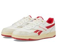 Reebok Unisex Children's Low Leather Trainers, Vector Chalk White Old Red, 10 UK