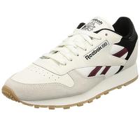 Reebok Men Classic Leather Sneaker, Chalk/Classic Maroon F23/Core Black, 5