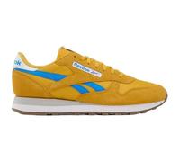 Reebok Unisex Classic Leather Trainers, Always Yellow/Virtual Blue/FTWR White, 43 EU