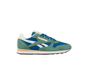 Reebok Unisex Classic Leather Trainers, Athletic Blue/Field Green/Chalk, 40 EU