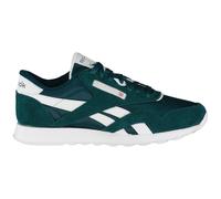Reebok Unisex Classic Nylon Trainers, Metal Green/FTWRWHITE/METALGREEN, 36 EU