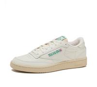 Reebok Unisex Club C 85 Sneaker, Chalk Paper White Glen Green, 5 UK