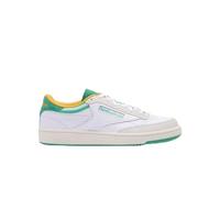 Reebok Unisex Club C 85 Sneaker, White/UPGRADEGREEN/Chalk, 9.5 UK