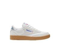 Reebok - Low leather sneakers - Club C 85 Ftwr White Barely Grey Gum for Men in Leather - Size 44 Grey 44
