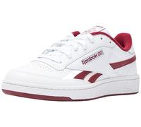 Reebok Unisex Club C Revenge Trainers, White Classic Burgundy, 10 UK