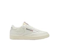 Reebok Unisex Club C Sneaker, Chalk/Alabaster/Maroon, 8.5 US Men