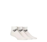 Reebok Unisex 'Core' Ankle Socks - Mens and Ladies Soft Cotton, Seamless Toe in 3 Pair Multipack Size Range of UK 2.5-12.5