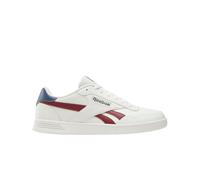 Reebok Unisex Court Advance Sneakers Casual Tennis Mens Shoes, Chalk/Chalk/Retro Red, 8.5 UK