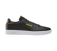Reebok Unisex Court Clean Sneaker, WASHEDBLACK/FTWRWHITE/ALWAYSYELLOW, 11 UK