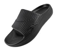 Reebok Unisex's DMX Recovery Slide Sandal, Washed Black, 8