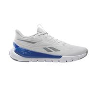 Reebok Unisex Flex Trainer Trainers, Mist Grey FTWR White Vector Blue, 11 UK