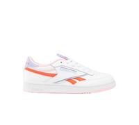 Reebok Unisex Kids Club C Revenge Sneaker, Ftwwht Orgfla Pnkglw, 4.5 UK
