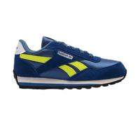 Reebok Unisex Kid's Classic AZ Sneaker, Shadow/Batik Blue/Solar Acid Yellow, 34.5