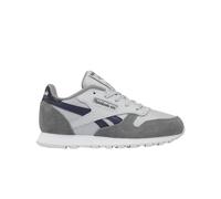 Reebok Unisex Kids Classic Leather Sneaker, Grey4 Grey1 Vectornavy, 9.5 UK Child