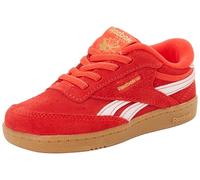 Reebok Unisex Kid's Club C Revenge Sneaker, ENERGYRED/FTWRWHITE/GOLDMET, 30