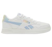 Reebok Unisex Kid's Court Advance Sneaker, Ftwrwhite Y2kblue Bleached Yellow, 12.5 UK Child