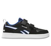Reebok Unisex Kids Royal Prime 2.0 Two Strap Hoop & Loop Sneaker, Black White Optimum Blue, 1 UK