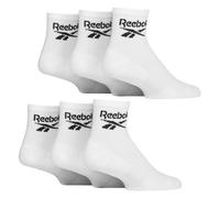 Reebok Unisex Low Cut Breathable Ankle Sport Socks - 6-8 UK - White