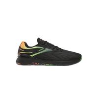 Reebok Unisex Nano X5 Edge Trainers, Black/Arena Orange/Digital Lime, 45.5 EU
