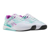 Reebok Unisex Nano X5 Sneaker, FTW White/AI Aqua/Purple Rave, 9 UK