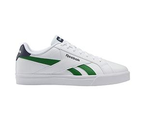 Reebok Unisex Royal Complete 3 Low Sneaker, Footwear White/Vector Navy/Glen Green, 7.5