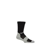 Reebok Unisex 'Technical' Trekking Socks - Mens & Ladies,Wool, Crew Length, Cushioned, Arch Support, Seamless Toes, Walking & Hiking 1 Pair Size Range UK 2.5-10