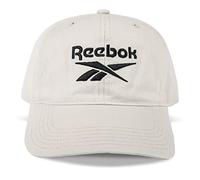 Reebok Unisex's Casual Relaxed Logo Cap with Adjustable Strap for Men and Women (One Size Fits Most) Baseball, Clay