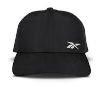 Reebok Unisex's Flow Lightweight Training Cap with Adjustable Strap for Men and Women (One Size Fits Most) Baseball, Black