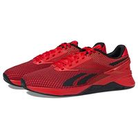 Reebok Unisex-Adult Nano X3 Sneaker, Vector Red/Black, 12 Women/10.5 Men
