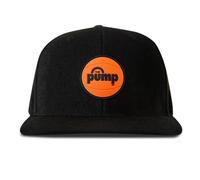 Reebok Unisex's Pump Hat Baseball Cap, Black/Orange, One Size