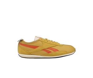 Reebok Unisex's R400 Sneaker, GRIT Gold/Pump Orange/Chalk, 40.5