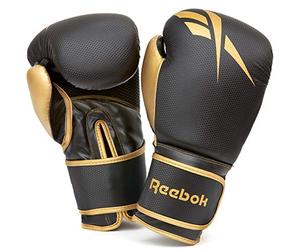 Reebok Unisex's Retail Boxing Gloves, Black/Gold, 16oz