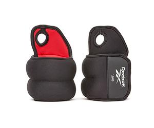 Reebok Unisex's Wrist Weights - 1.5Kg, Black, 1.5 KG