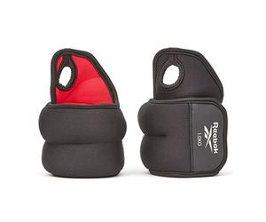Reebok Unisex's Wrist Weights-1Kg, Black, 1 KG