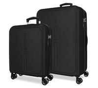 Reebok Valley Luggage Set Black 55/65 cm Hard ABS 93 L 5.7 kg Hand Luggage