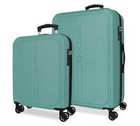 Reebok Valley Luggage Set Blue 55/65 cm Rigid ABS 93 L 5.65 kg Hand Luggage