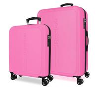 Reebok Valley Suitcase Set Pink 55/65 cm Hard ABS 93 L 5.7 kg Hand Luggage