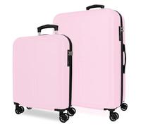 Reebok Valley Suitcase Set Pink 55/65 cm Hard ABS 93 L 5.7 kg Hand Luggage